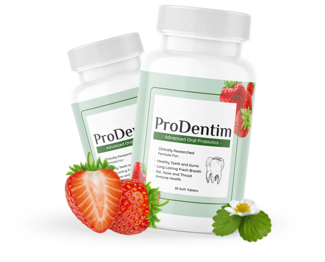 ProDentim strawberry-flavoured chewable tablet